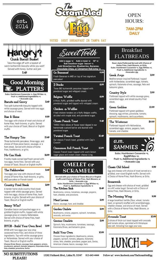 The Scrambled Egg Menu image 3